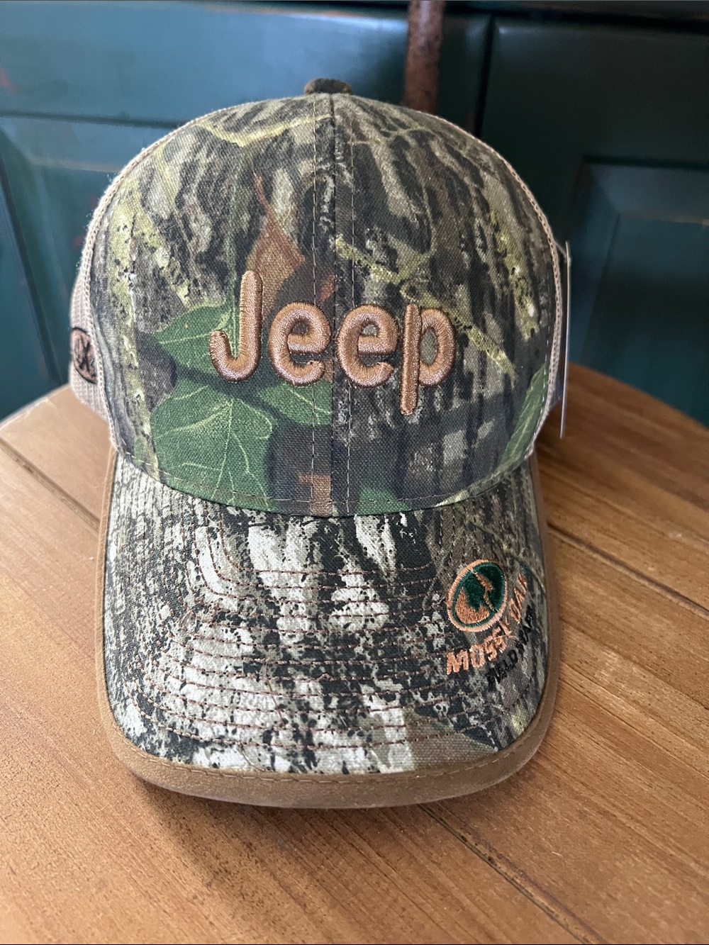 Jeep Camo Cap with Brown Embroidered Logo
